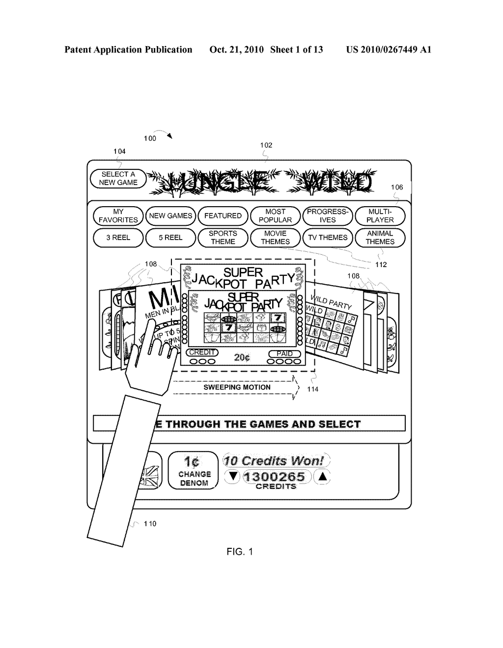 INTERFACE FOR WAGERING GAME ENVIRONMENTS - diagram, schematic, and image 02