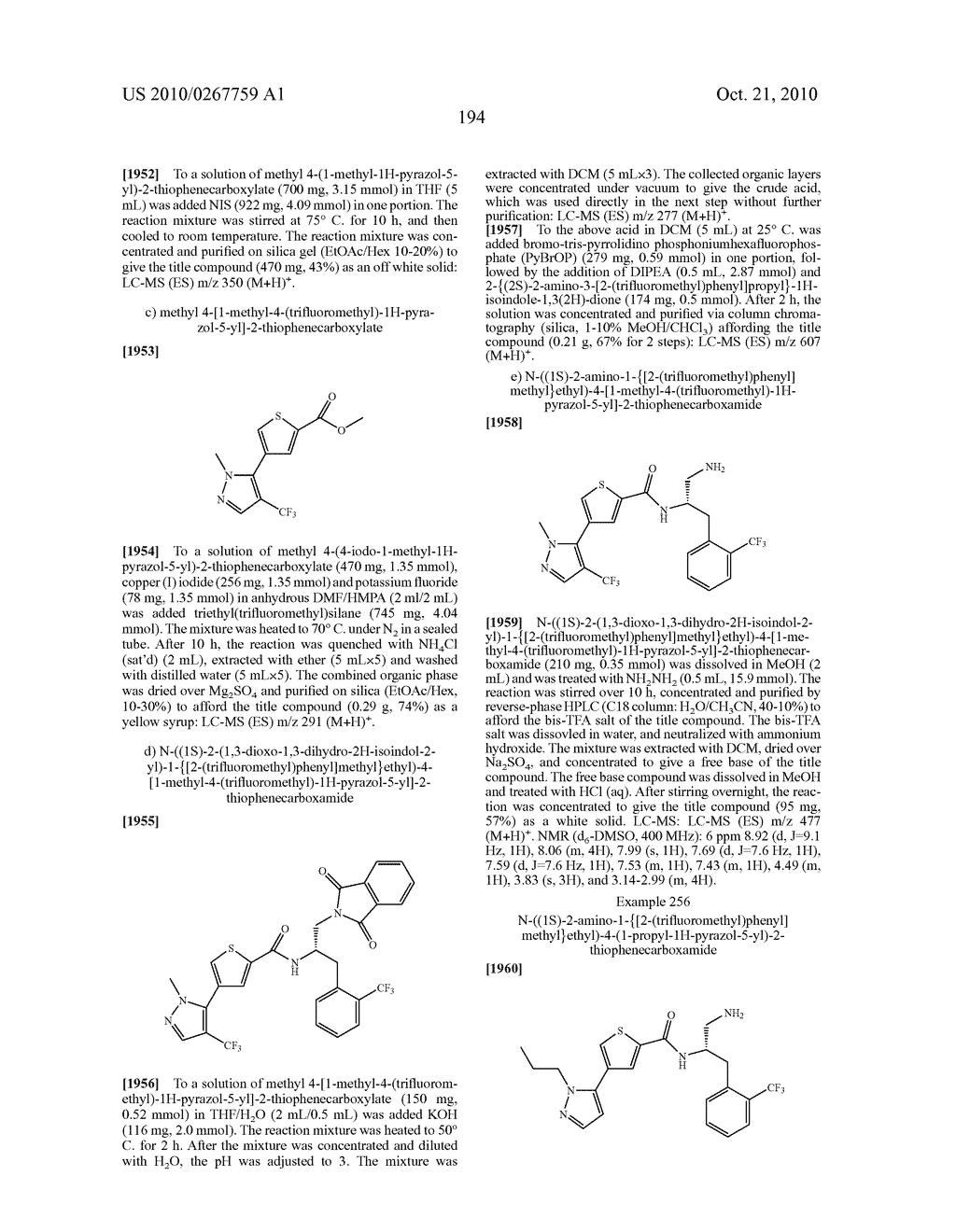 INHIBITORS OF Akt ACTIVITY - diagram, schematic, and image 195