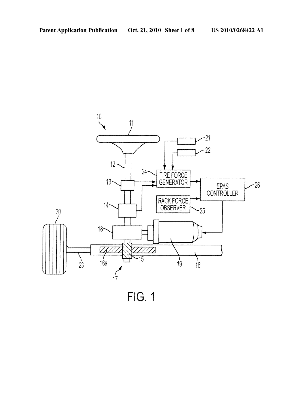 SYSTEMS AND METHODS FOR DECOUPLING STEERING RACK FORCE DISTURBANCES IN ELECTRIC STEERING - diagram, schematic, and image 02