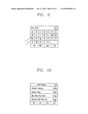 METHOD AND APPARATUS FOR DISPLAYING IMAGE OF MOBILE COMMUNICATION TERMINAL diagram and image