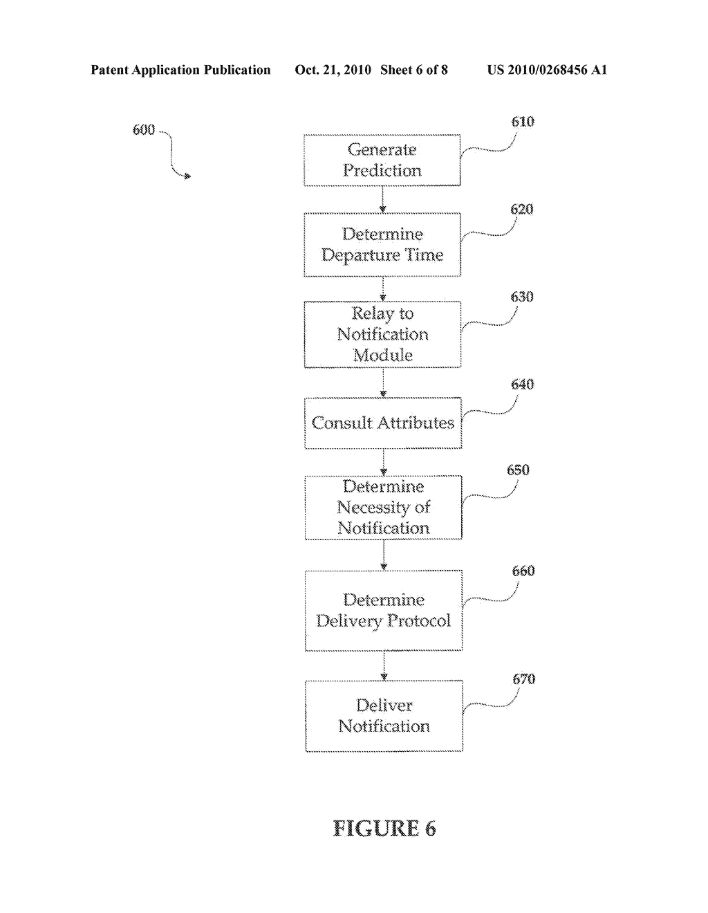 SYSTEM AND METHOD FOR DELIVERING DEPARTURE NOTIFICATIONS - diagram, schematic, and image 07