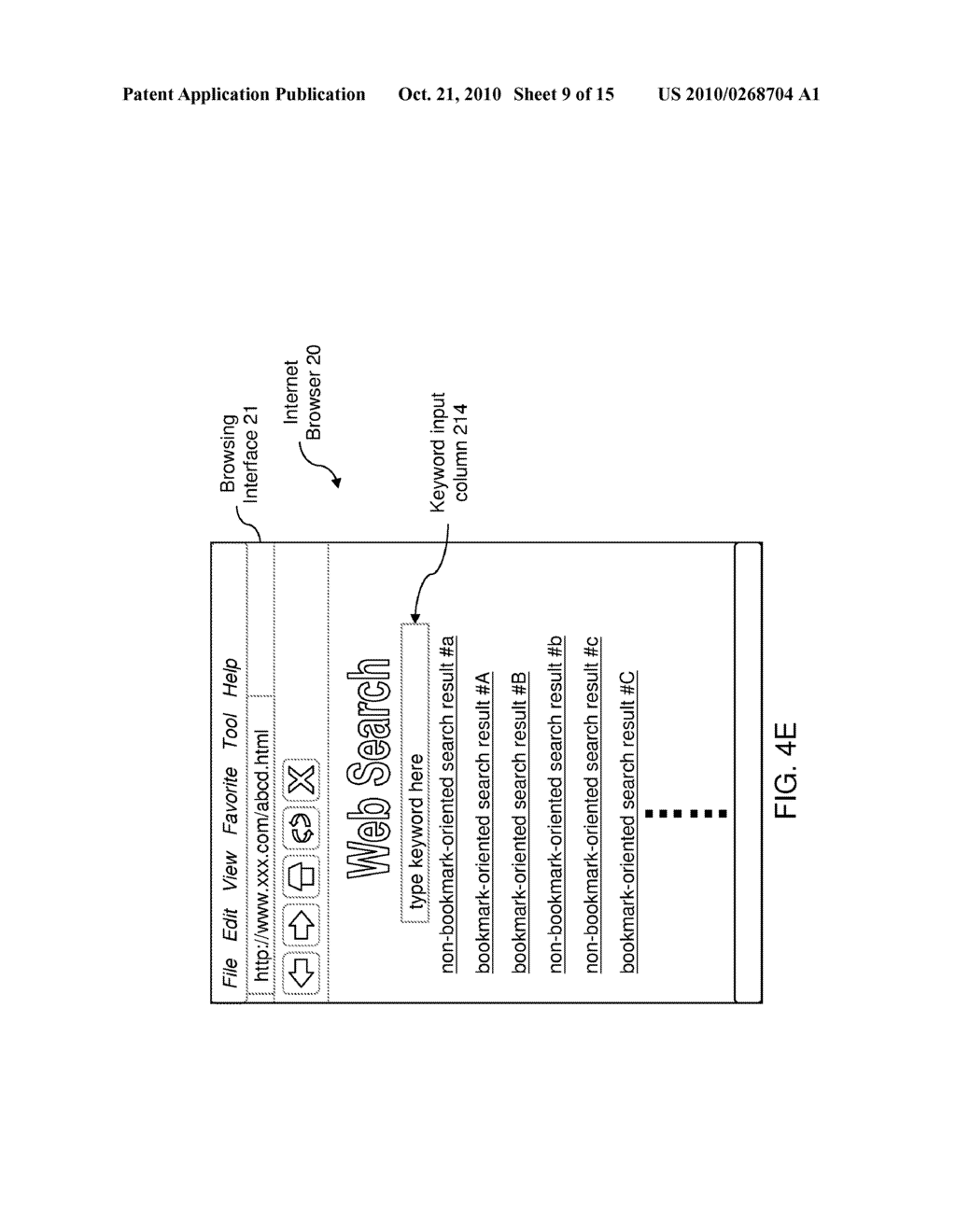 METHOD OF SEARCHING INFORMATION AND RANKING SEARCH RESULTS, USER TERMINAL AND INTERNET SEARCH SERVER WITH THE METHOD APPLIED THERETO - diagram, schematic, and image 10