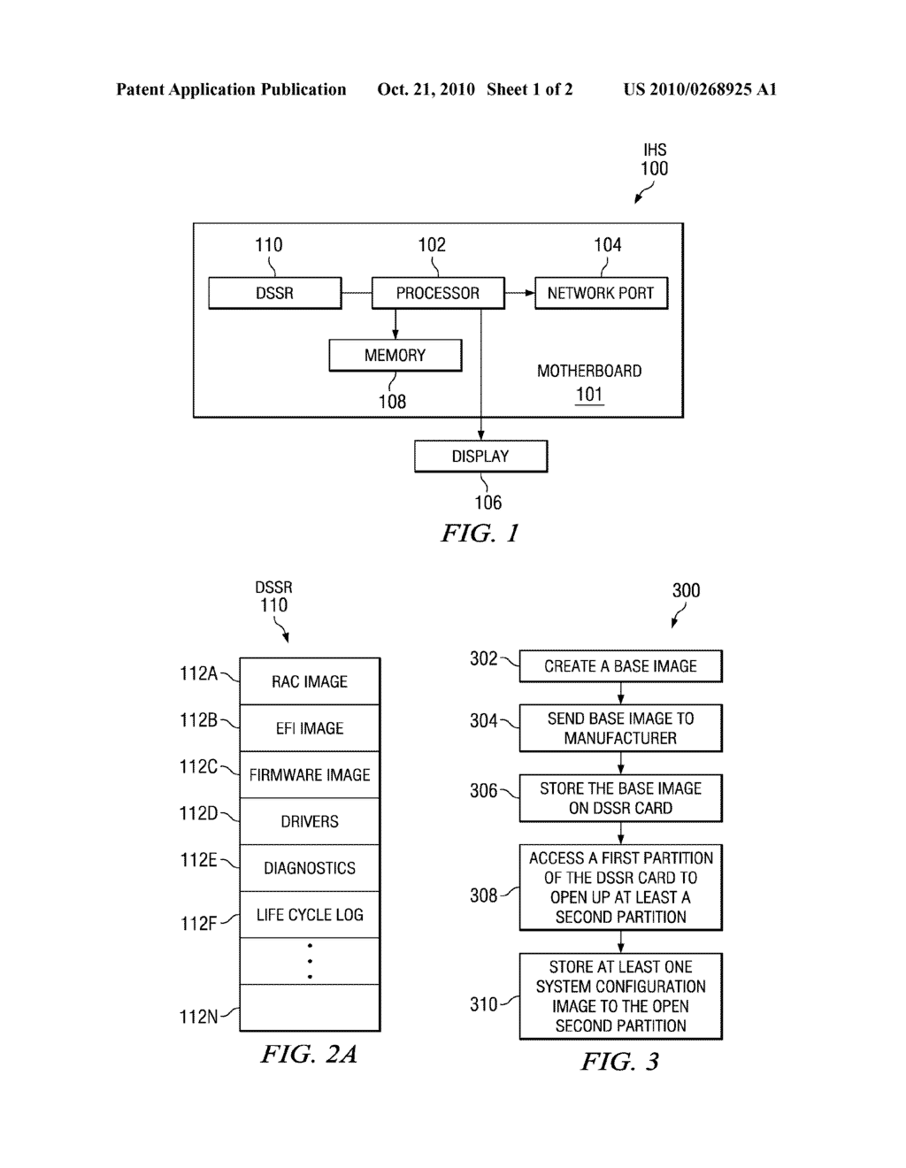 SYSTEM AND METHOD FOR POPULATING A DEDICATED SYSTEM SERVICE REPOSITORY FOR AN INFORMATION HANDLING SYSTEM - diagram, schematic, and image 02