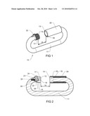 ATTACHMENT SHACKLE WITH LOCKABLE ROTATING FERRULE diagram and image