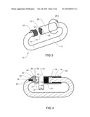 ATTACHMENT SHACKLE WITH LOCKABLE ROTATING FERRULE diagram and image