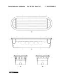 Tray for hydroponics growing of plants and hydroponics tank having the tray diagram and image