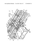 Flexible cutting platform to follow ground contour in an agricultural harvesting machine diagram and image