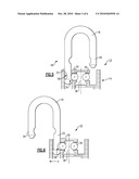 LOCK ASSEMBLY WITH REMOVABLE SHACKLE diagram and image