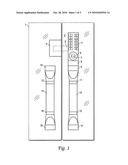 MULTI-FUNCTIONAL COMBINATION GLASS DOOR HANDLE LOCK diagram and image