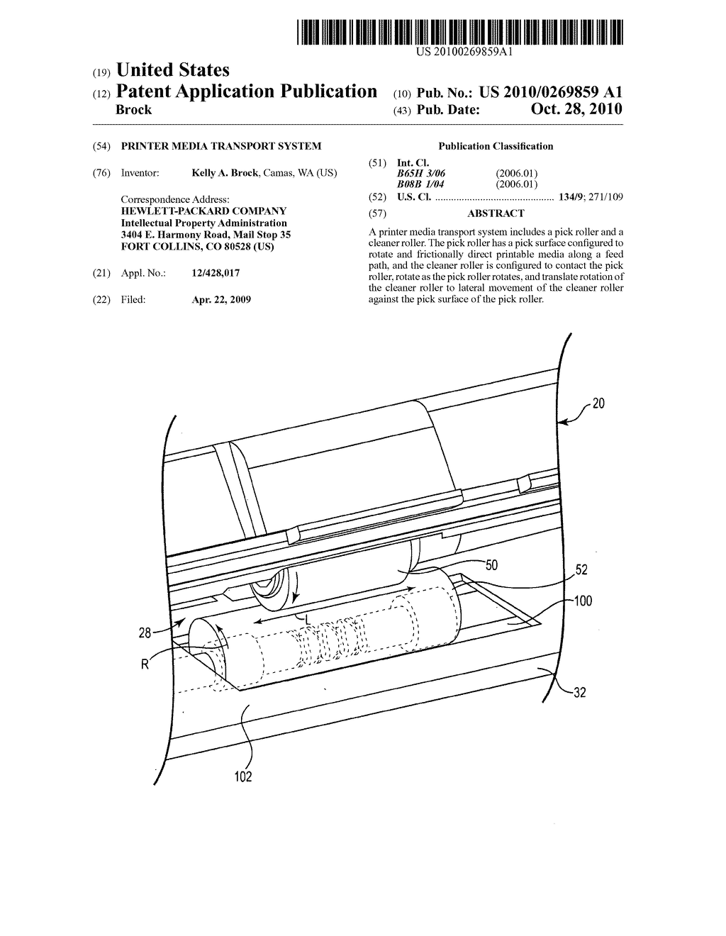 PRINTER MEDIA TRANSPORT SYSTEM - diagram, schematic, and image 01