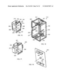 RECESSED SIGNAL-RECEIVER MOUNTING SYSTEM FOR A BUILDING STRUCTURE AND ASSOCIATED METHODS diagram and image