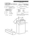 Package for tobacco products diagram and image