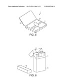 Package for tobacco products diagram and image