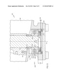 BUTTERFLY VALVE ASSEMBLY INCLUDING A BEARING ASSEMBLY FOR SERRATED SPLINE CONSTRAINT diagram and image