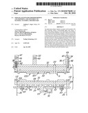 Tooling system for thermoforming and trimming a heated sheet of material to form a molded part diagram and image