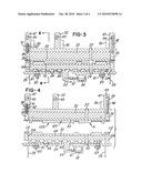 Tooling system for thermoforming and trimming a heated sheet of material to form a molded part diagram and image