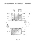 Sealing arrangement for relatively movable parts and device including such a sealing arrangement diagram and image