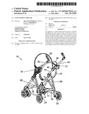 Easy folding stroller diagram and image