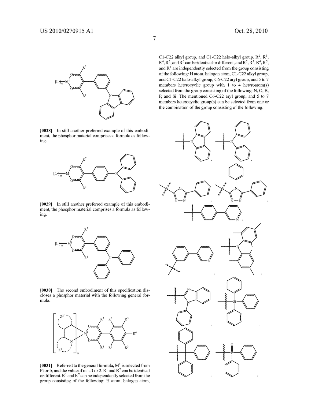 Beta-Diketone Ancillary Ligands and Their Metal Complexes Used in Organic Optoelectronic Devices - diagram, schematic, and image 12