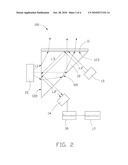 TOUCH DISPLAY SYSTEM WITH OPTICAL TOUCH DETECTOR diagram and image