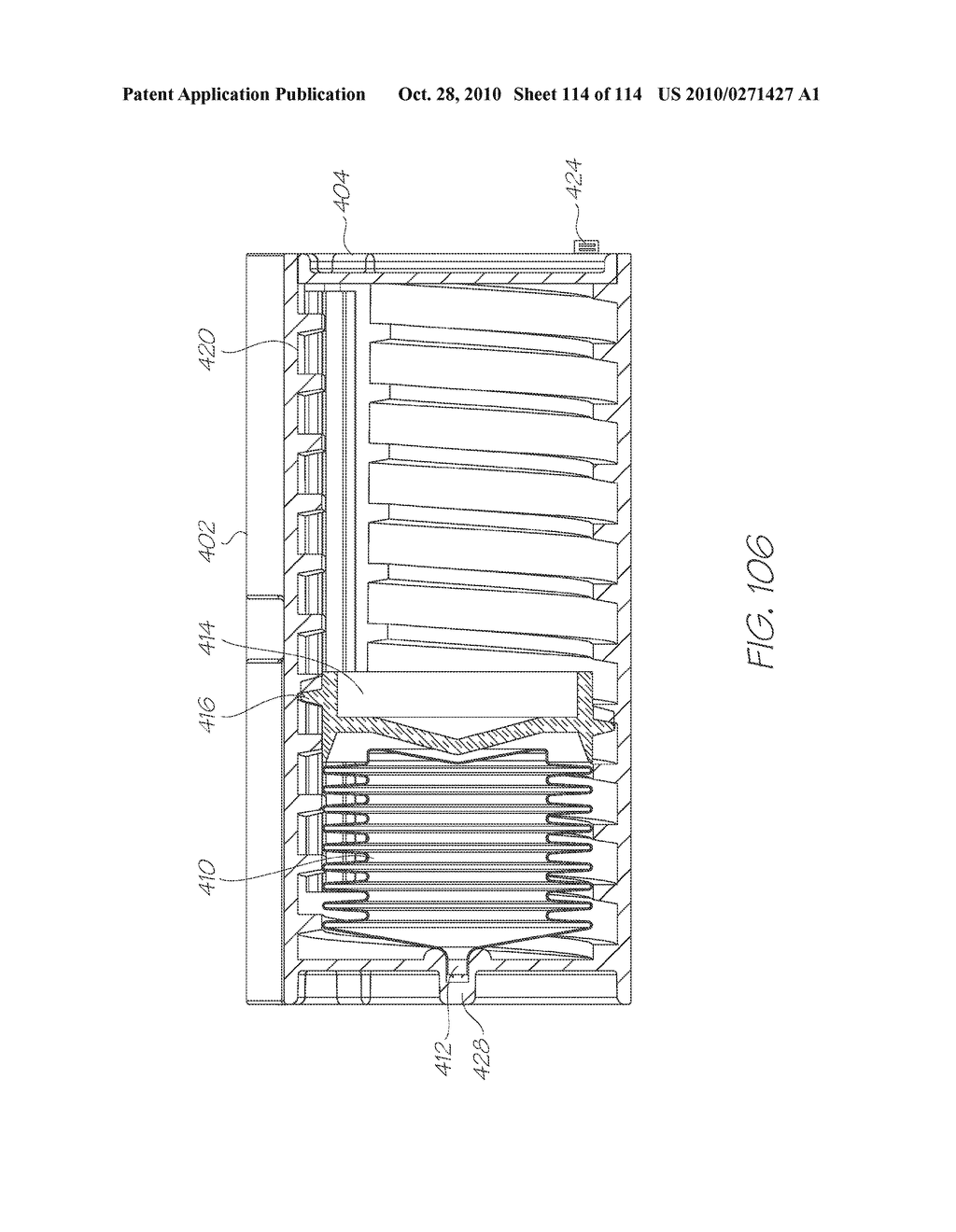 PRINTHEAD ASSEMBLY WITH CAPILLARY CHANNELS IN FLUID CHAMBERS - diagram, schematic, and image 115