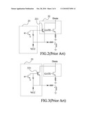 POWER TRANSISTOR CHIP WITH BUILT-IN ENHANCEMENT MODE METAL OXIDE SEMICONDUCTOR FIELD EFFECT TRANSISTOR AND APPLICATION CIRCUIT THEREOF diagram and image