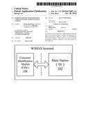 TERMINAL DEVICE WITH SEPARATED CARD AND STATION BASED ON WIMAX SYSTEM diagram and image