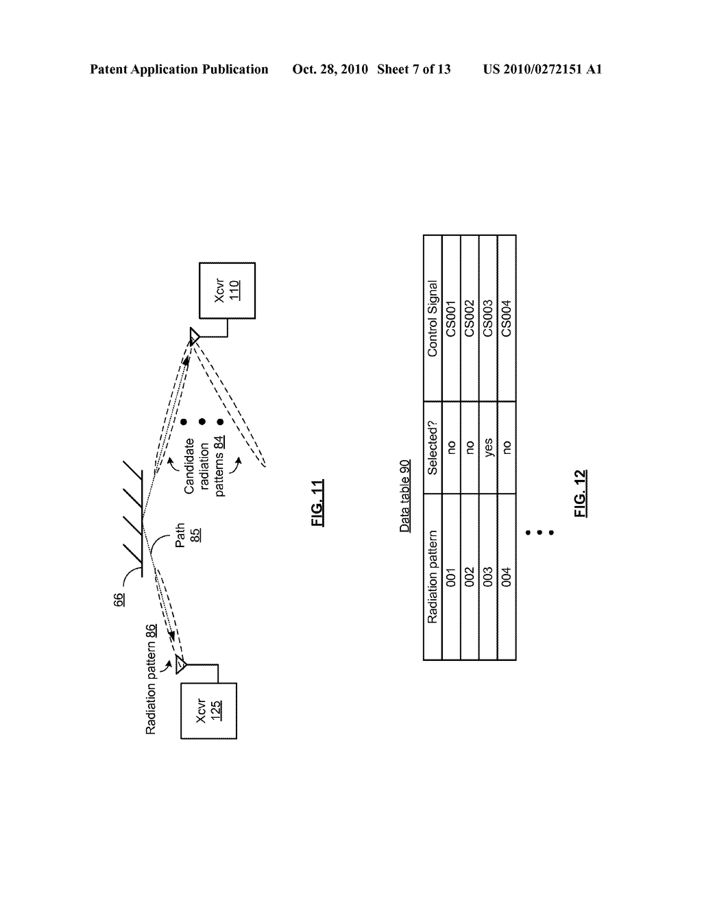TRANSCEIVER WITH PLURAL SPACE HOPPING PHASED ARRAY ANTENNAS AND METHODS FOR USE THEREWITH - diagram, schematic, and image 08