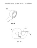 Edible adhesive tape diagram and image