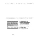 EXTENSIBLE TRANSFER FILM FOR SURFACE COATING, PROCESS FOR PRODUCING IT, AND PROCESS FOR APPLYING IT diagram and image