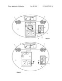 SYSTEM, METHOD AND APPLICATION FOR COORDINATING THE TRANSMISSION OF A GEOLOCATED INSTRUCTION FROM A ROAMING ELEMENT TO AN ONBOARD MULTIMEDIA ELEMENT diagram and image