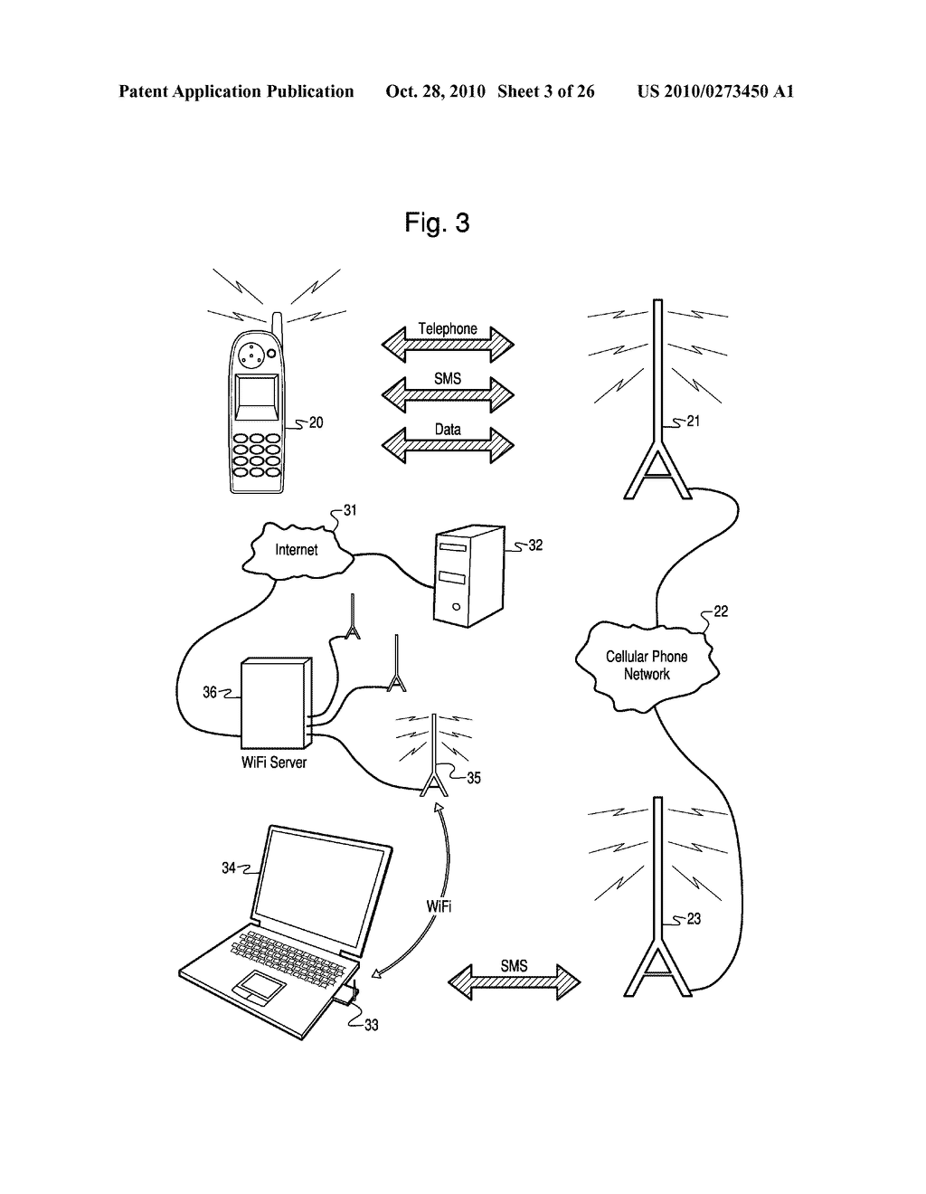 APPARATUS AND METHOD FOR ACTIVATING COMPUTER APPLICATIONS WITH SMS MESSAGING - diagram, schematic, and image 04