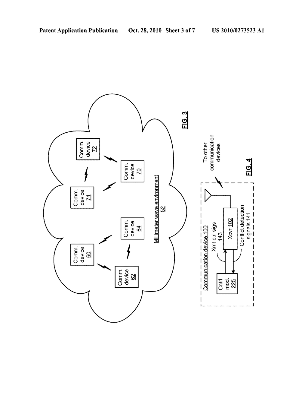 COMMUNICATION DEVICE THAT DETECTS AND ADAPTS TO THE PRESENCE OF OTHER DEVICES AND METHODS FOR USE THEREWITH - diagram, schematic, and image 04