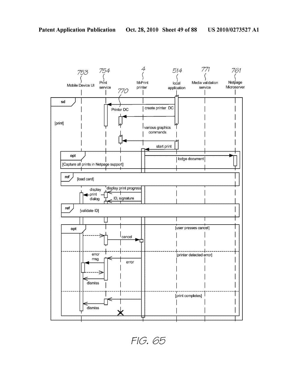 MOBILE PHONE SYSTEM FOR PRINTING WEBPAGE AND RETRIEVING CONTENT - diagram, schematic, and image 50