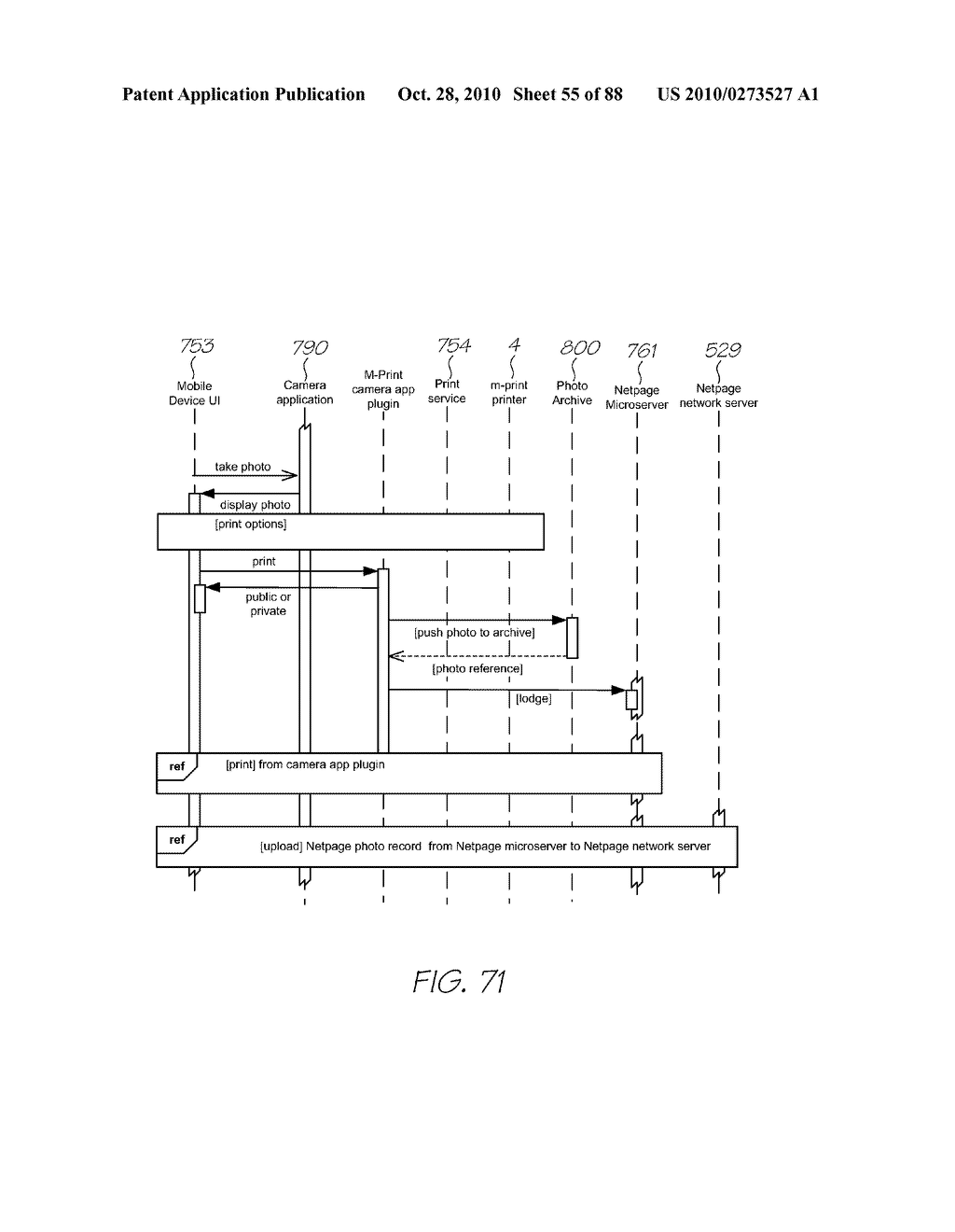 MOBILE PHONE SYSTEM FOR PRINTING WEBPAGE AND RETRIEVING CONTENT - diagram, schematic, and image 56