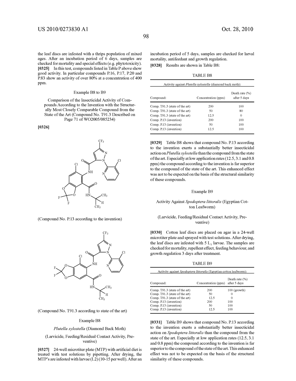 NOVEL INSECTICIDES - diagram, schematic, and image 99