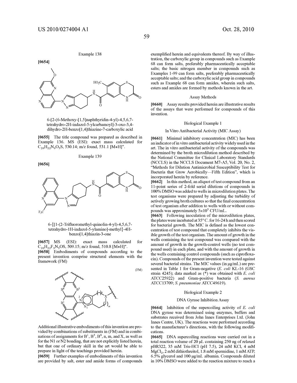 BICYCLIC PIRAZOLE COMPOUNDS AS ANTIBACTERIAL AGENTS - diagram, schematic, and image 60