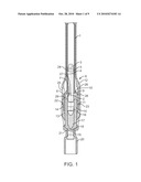 DEVICE FOR READYING A NEEDLE FREE INJECTOR FOR DELIVERY diagram and image