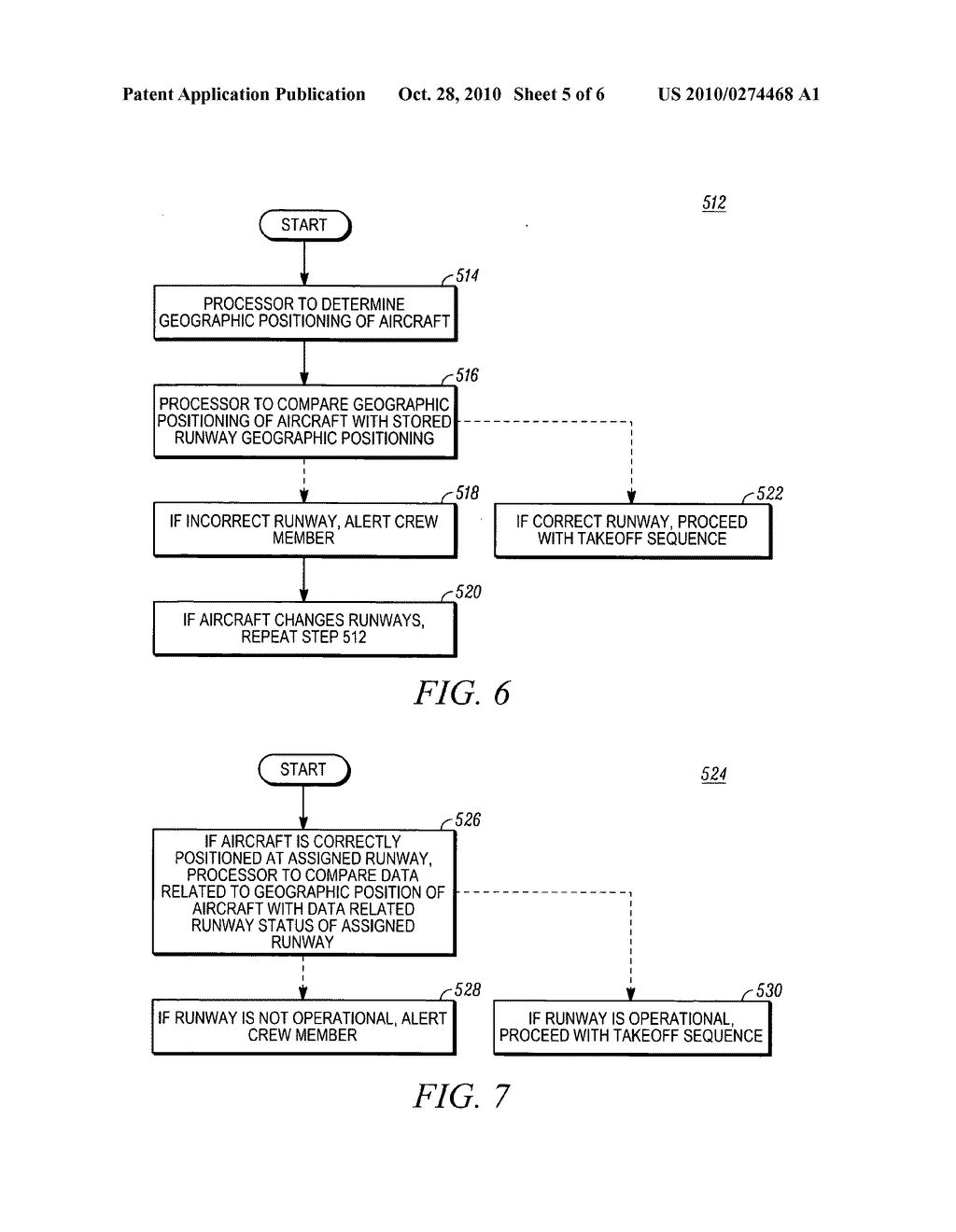 Systems and methods for alerting aircraft crew members of a runway assignment for an aircraft takeoff sequence - diagram, schematic, and image 06