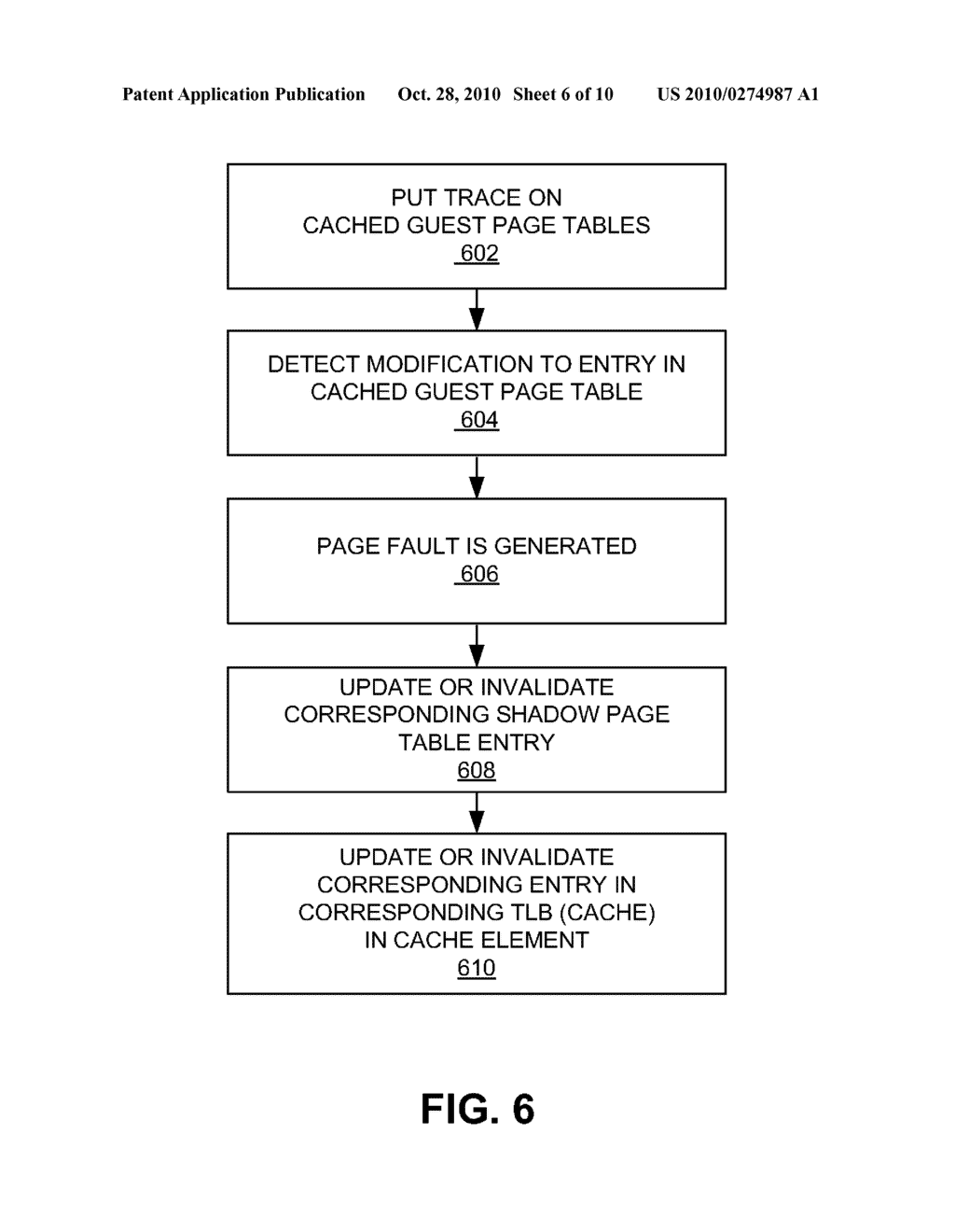 MAINTAINING VALIDITY OF CACHED ADDRESS MAPPINGS - diagram, schematic, and image 07