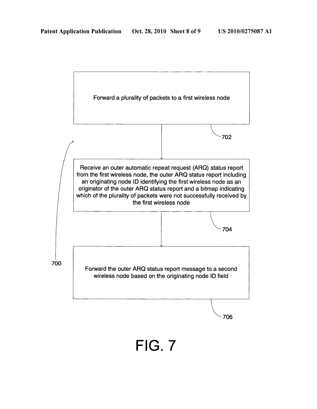 STATUS REPORT MESSAGES FOR MULTI-LAYER ARQ PROTOCOL - diagram, schematic, and image 09