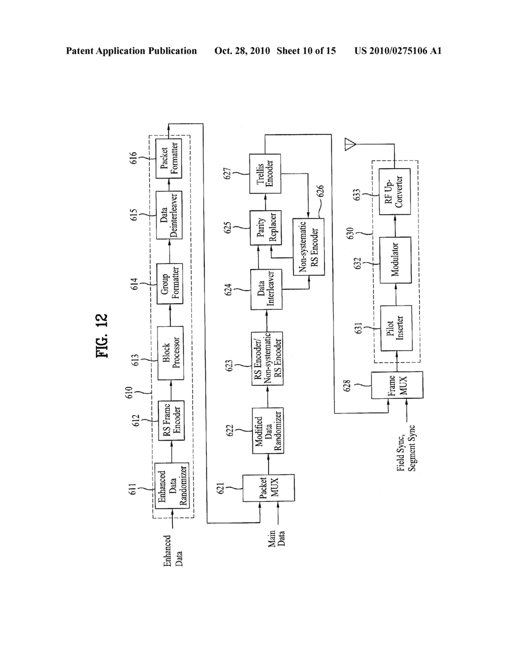 DTV TRANSMITTING SYSTEM AND RECEIVING SYSTEM AND METHOD OF PROCESSING BROADCAST DATA - diagram, schematic, and image 11