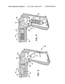 RAIL MOUNTED RECOIL SYSTEM FOR THE FOREND OF A FIREARM diagram and image