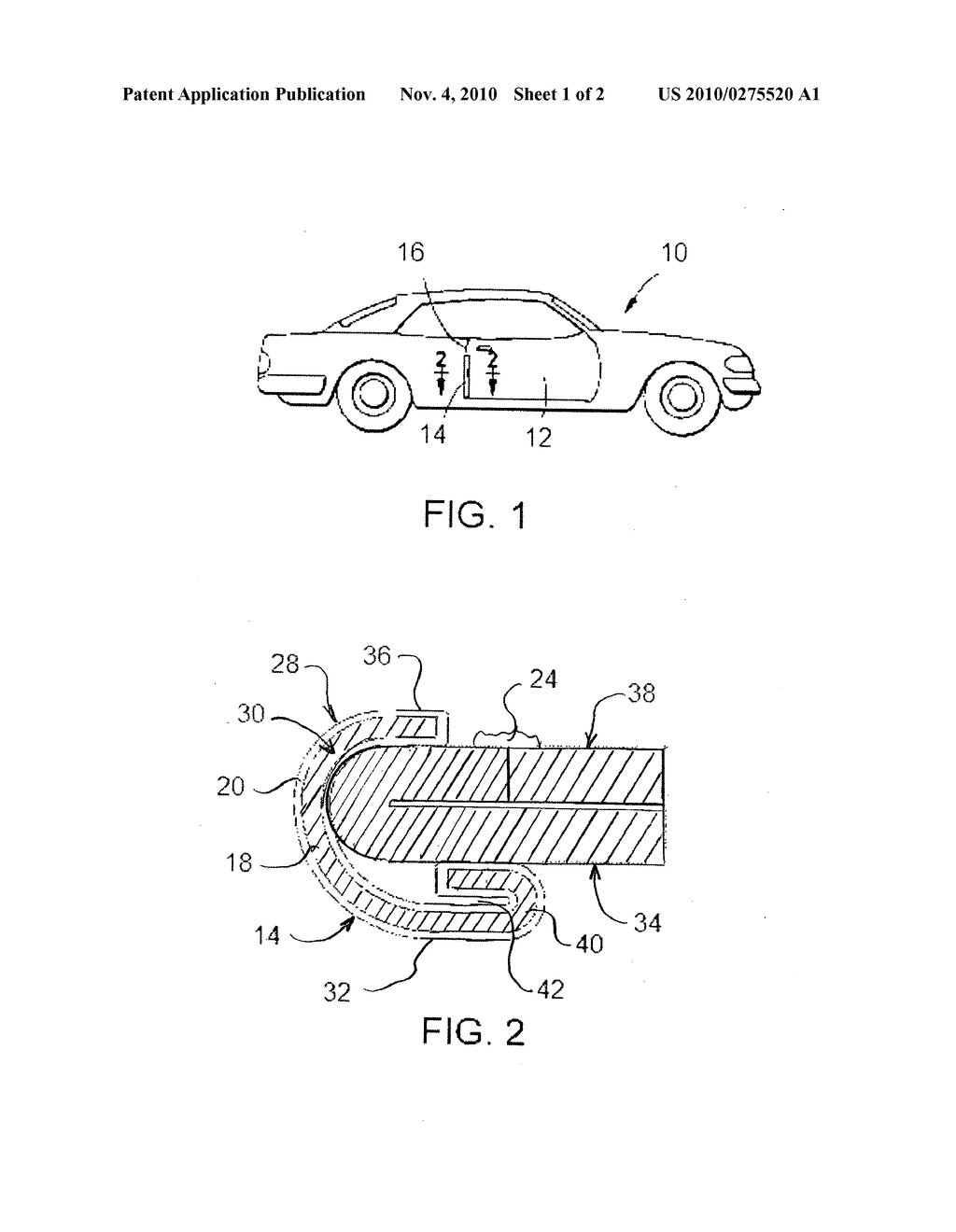 Door edge guard for use with interior sealant - diagram, schematic, and image 02