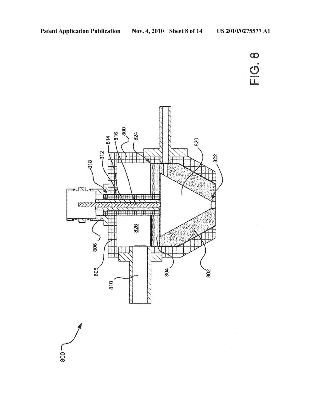 ROCKET ENGINE INJECTORHEAD WITH FLASHBACK BARRIER - diagram, schematic, and image 09