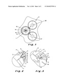 METHOD OF PROVIDING A PREDETERMINED BACKLASH FOR A TRANSMISSION, A FIRST TOOTHED GEAR AND A METHOD FOR APPLYING A SHEET OF SPACER MATERIAL TO AT LEAST PART OF AN UPRIGHT SIDEWALL OF A FIRST TOOTHED GEAR diagram and image