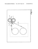 METHOD OF PROVIDING A PREDETERMINED BACKLASH FOR A TRANSMISSION, A FIRST TOOTHED GEAR AND A METHOD FOR APPLYING A SHEET OF SPACER MATERIAL TO AT LEAST PART OF AN UPRIGHT SIDEWALL OF A FIRST TOOTHED GEAR diagram and image