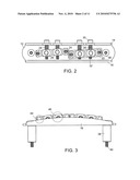 Ajustable bridge for a stringed instrument diagram and image