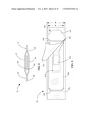 Packaging and dispensers for adhesive backed elements diagram and image