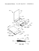 Packaging and dispensers for adhesive backed elements diagram and image